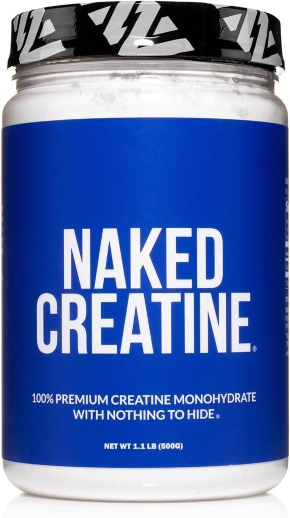 Naked Creatine monohydrate powder — single ingredient, Informed Choice certified
