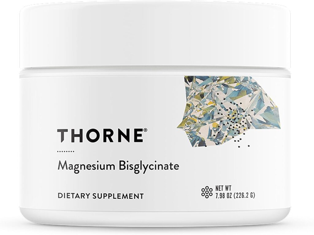 Thorne Magnesium Bisglycinate supplement for female athletes
